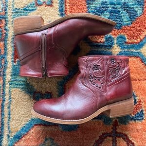 Taos leather booties